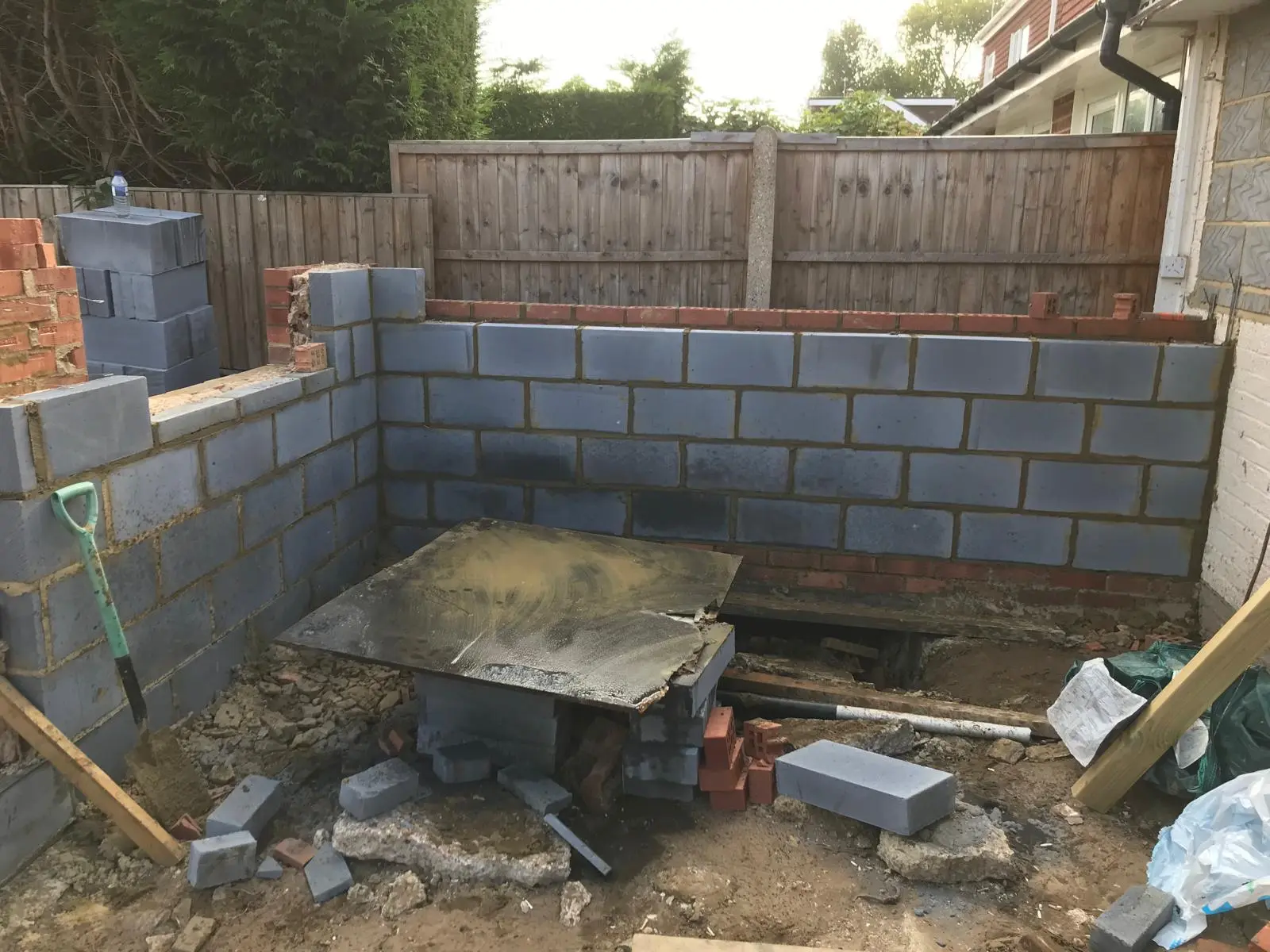 Extension block work in Ashford Kent