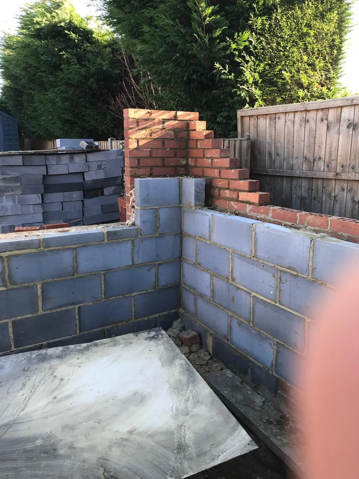 Extension Block Work Kent