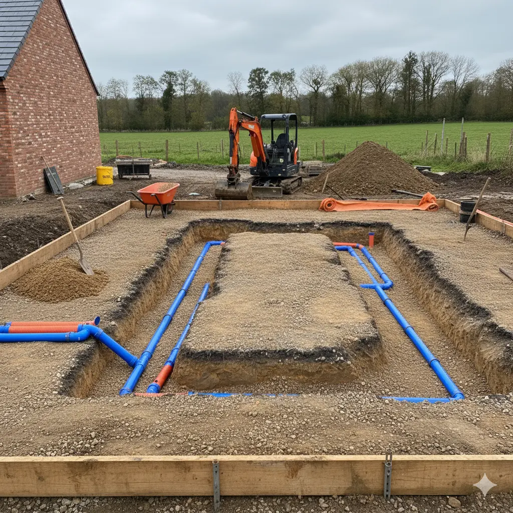 Groundwork Preparation & Drainage in Ashford Kent
