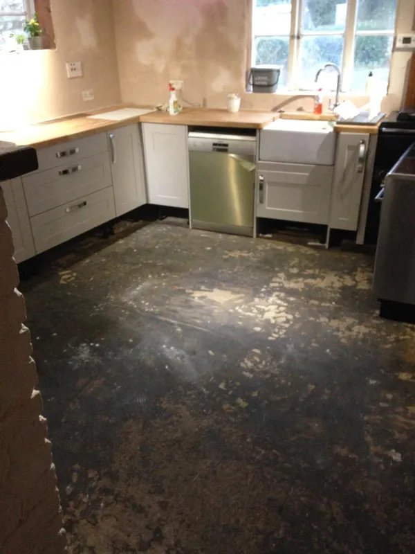 Kitchen floor tile installation Kent