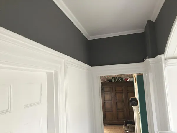 Dark grey wall paint for a local decorating project in Kent