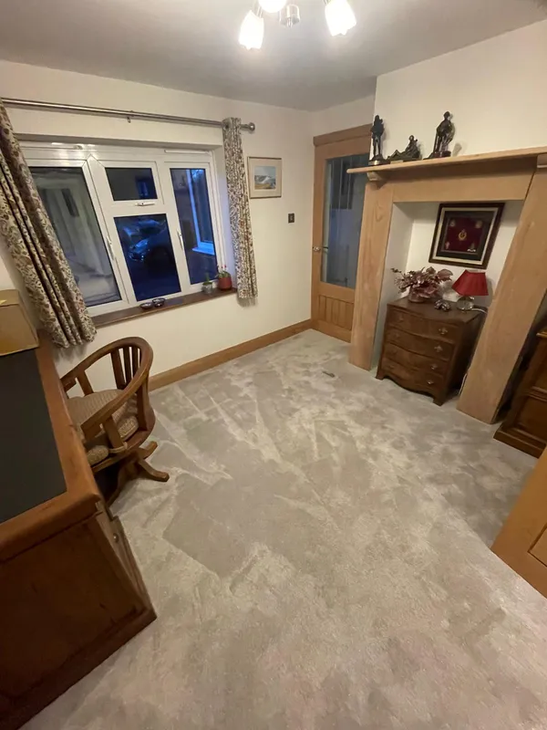 Painted white walls for a local project in Kent