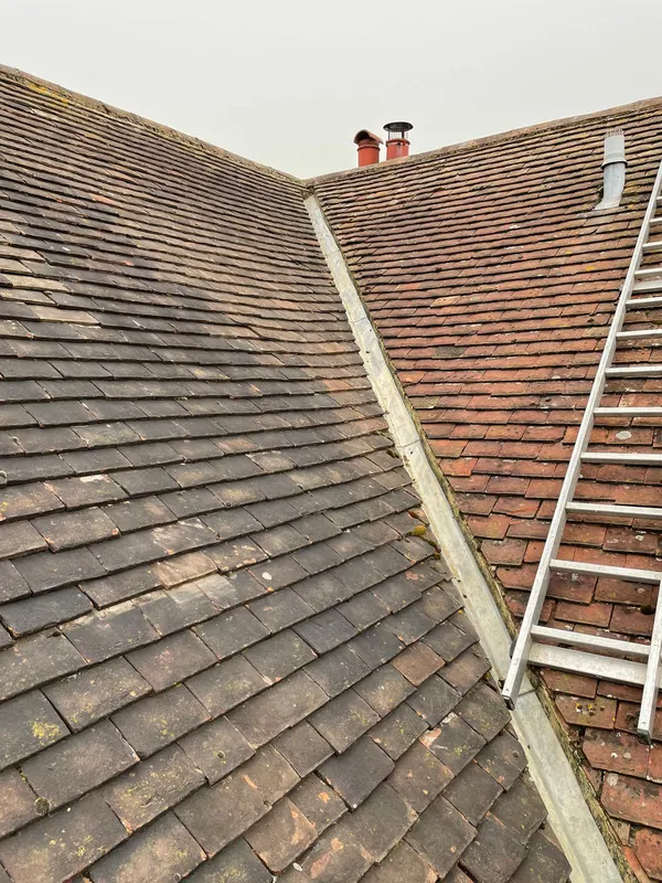 Local roofing project with ridge tile replacement Kent