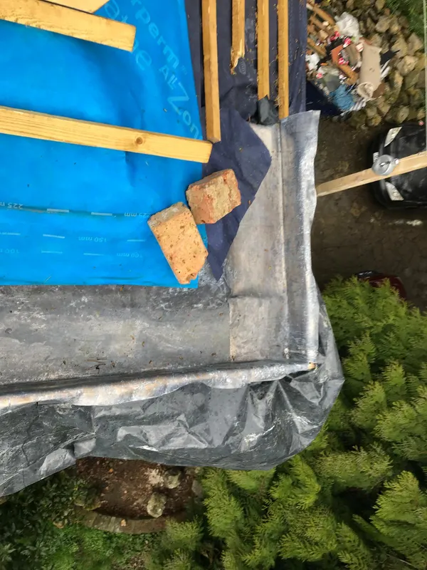 Lead installation on an extension project, Kent
