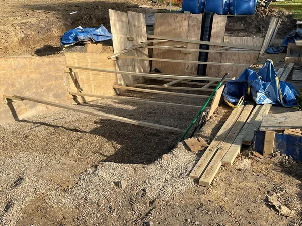 Pool dig out, Ashford Kent