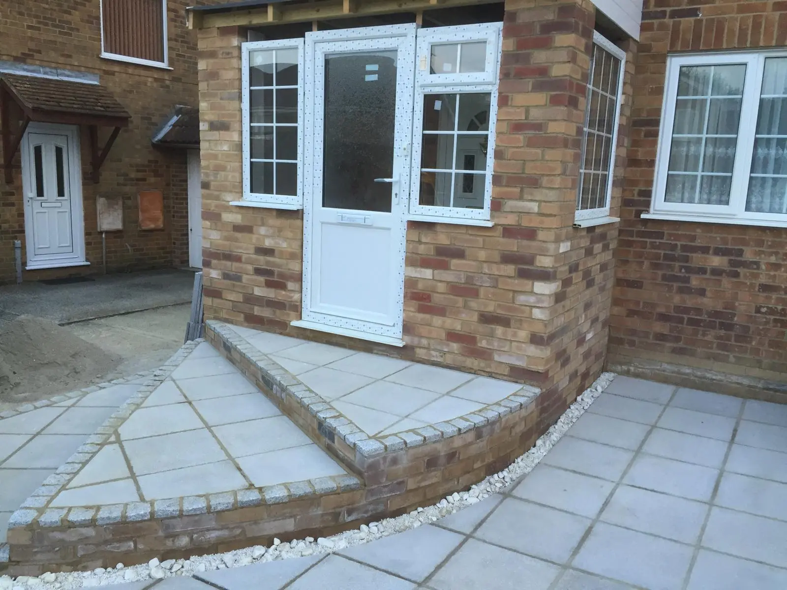 Professional step and slab installation in Kent