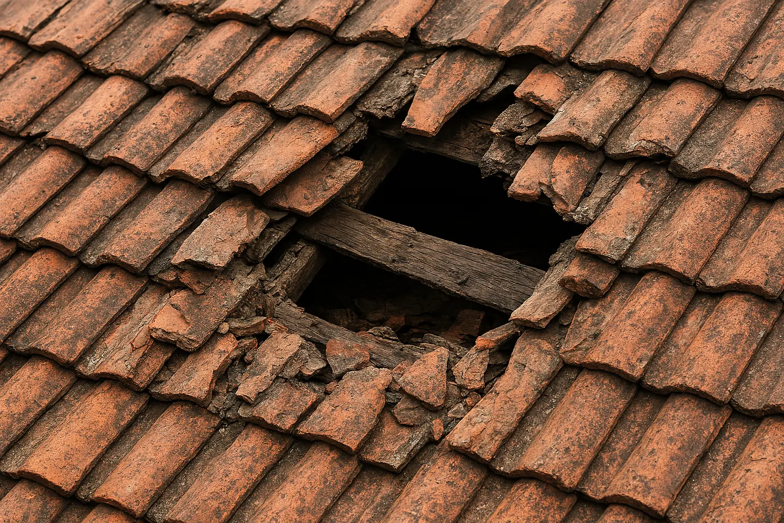 Damaged Roof Tiles Ashford Kent