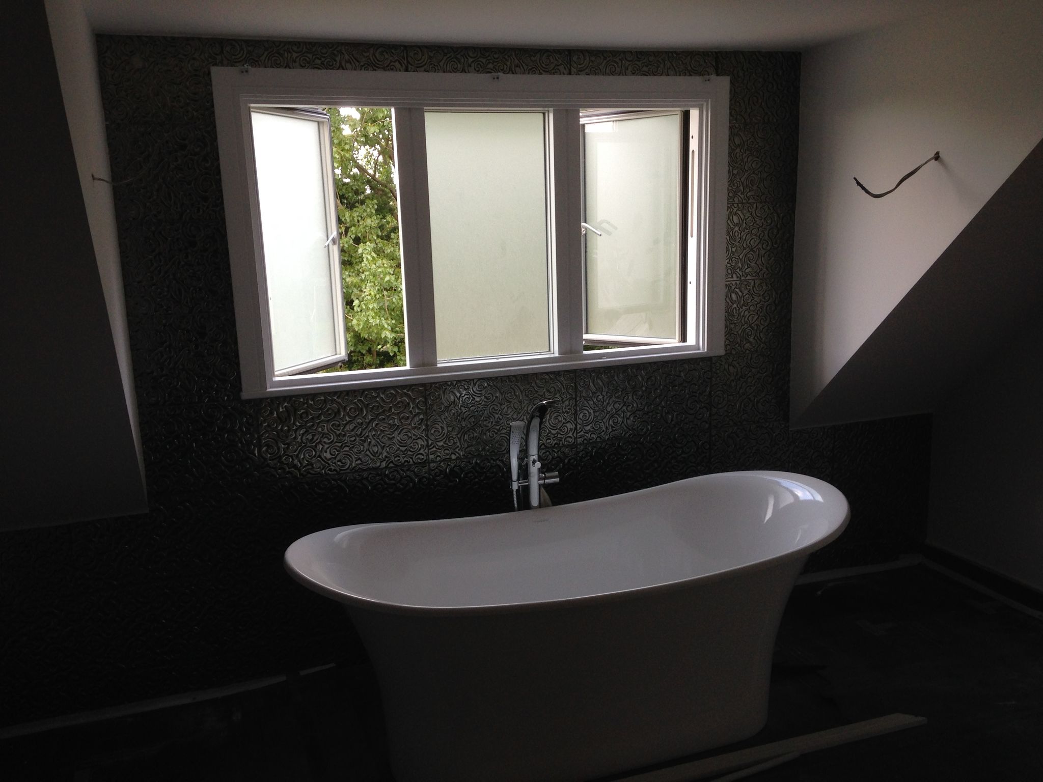 Bath installation for a bathroom project 