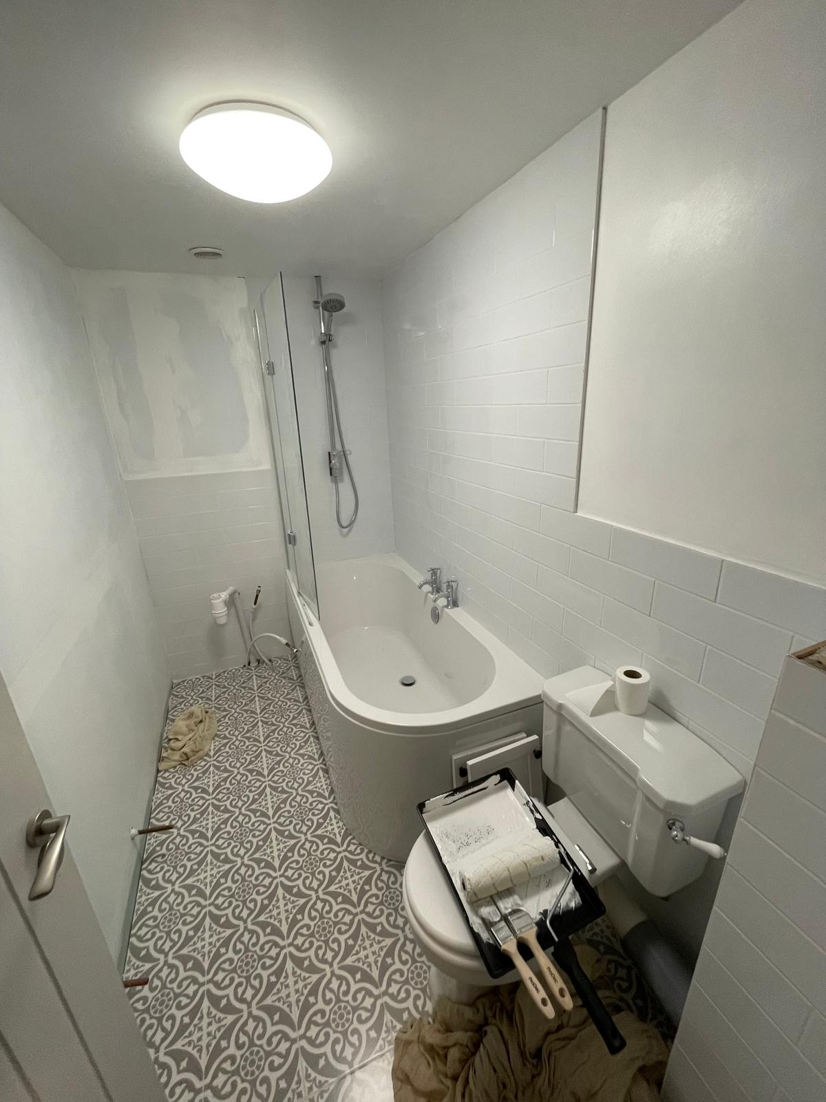 Bathroom installation in Kent