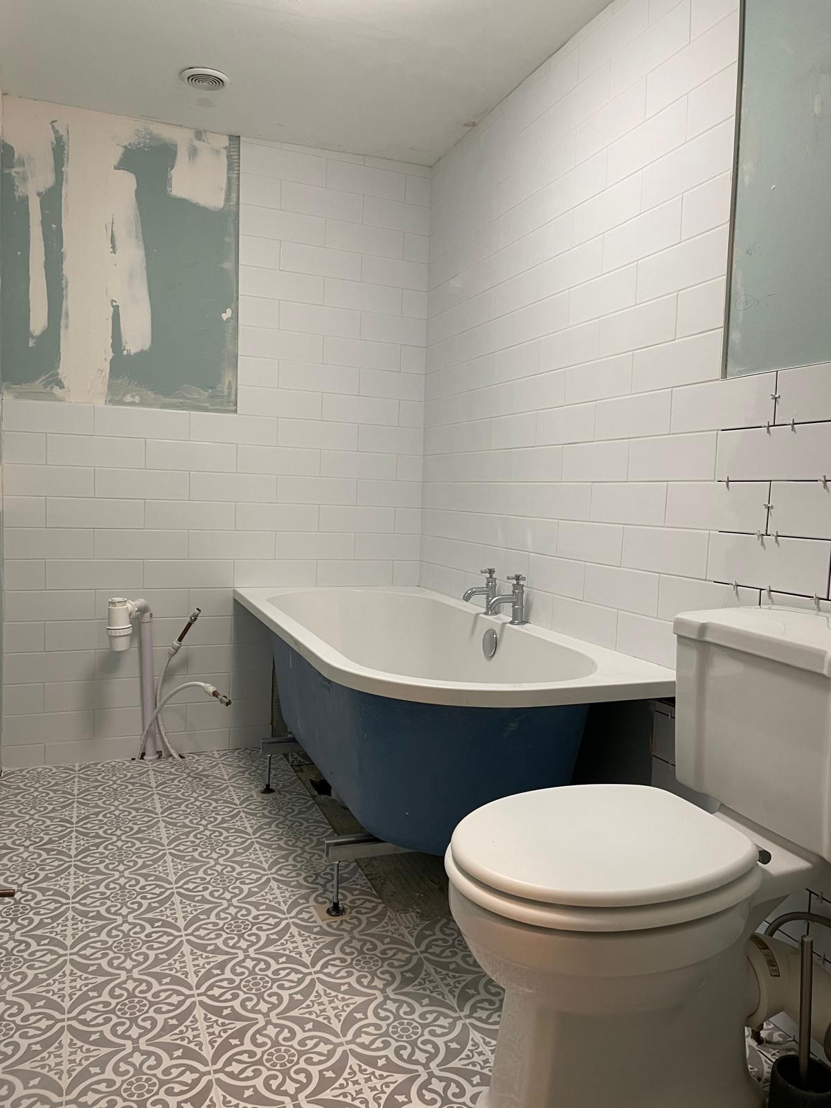 Bathroom installation project
