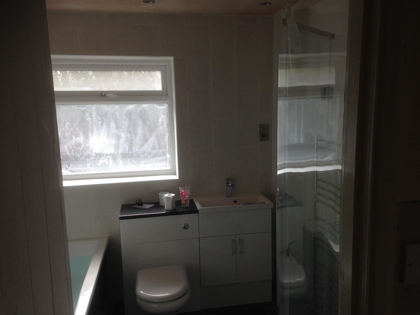 Bathroom re-fresh wall preparation for wall tile installation 