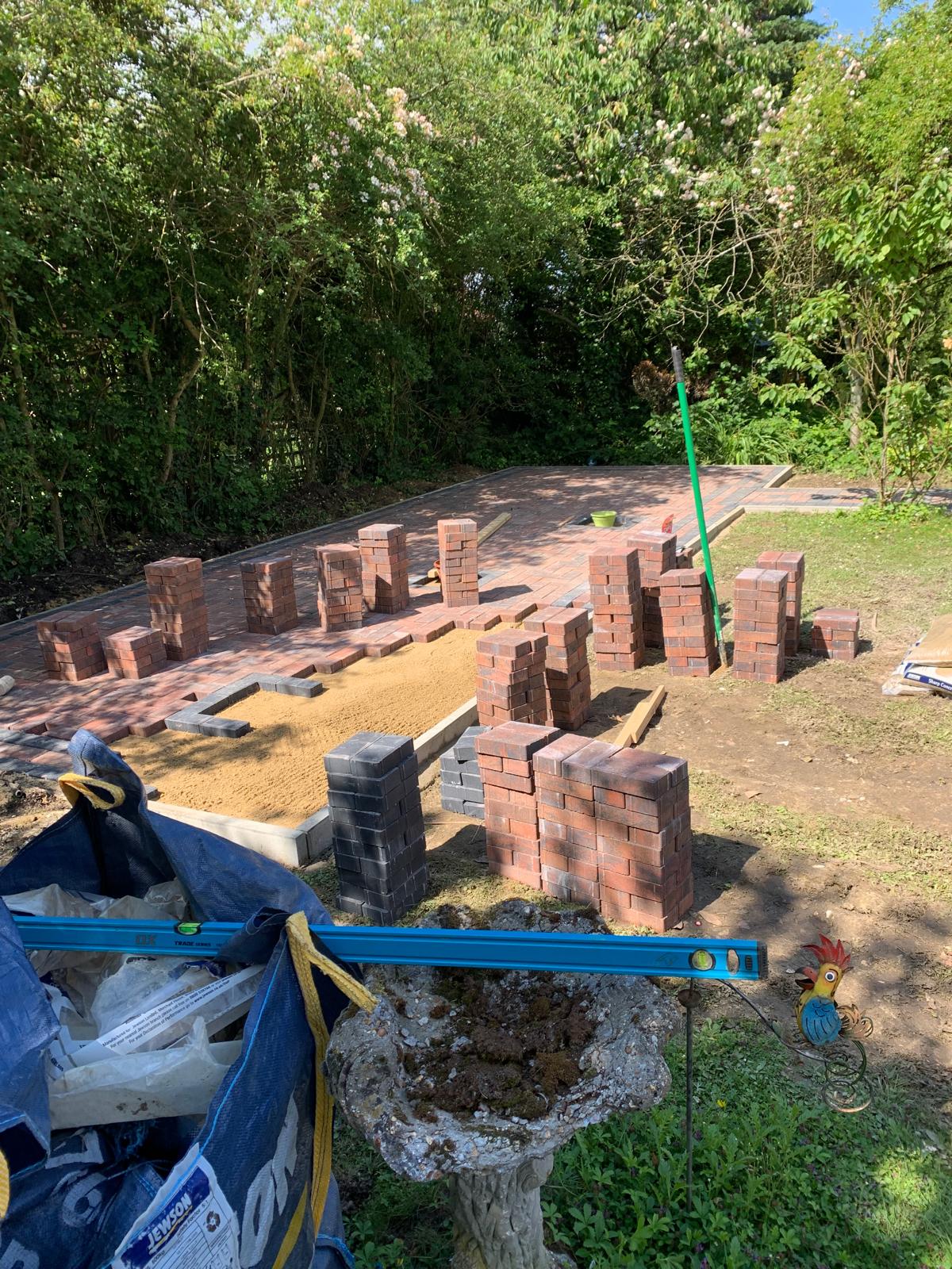 Block paving installation project in Kent 