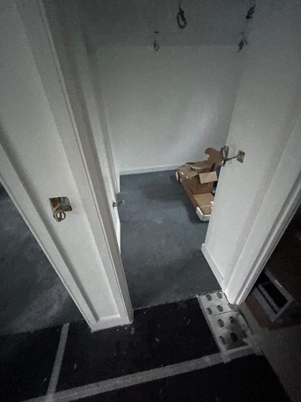 Carpet fitted on a conversion project