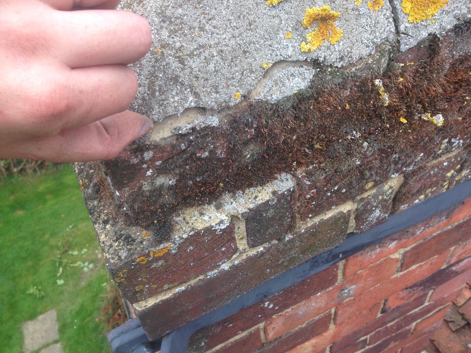 Chimney fix project in Kent