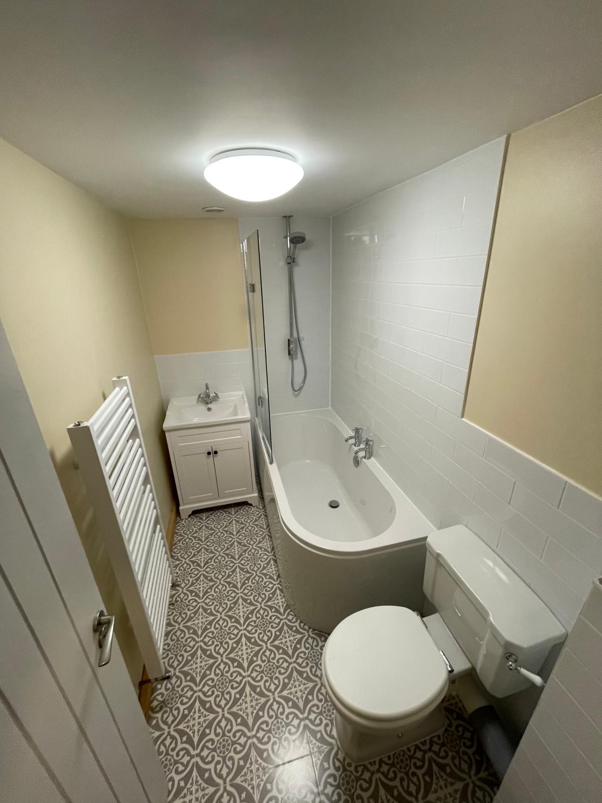 Complete bathroom installation project in Kent