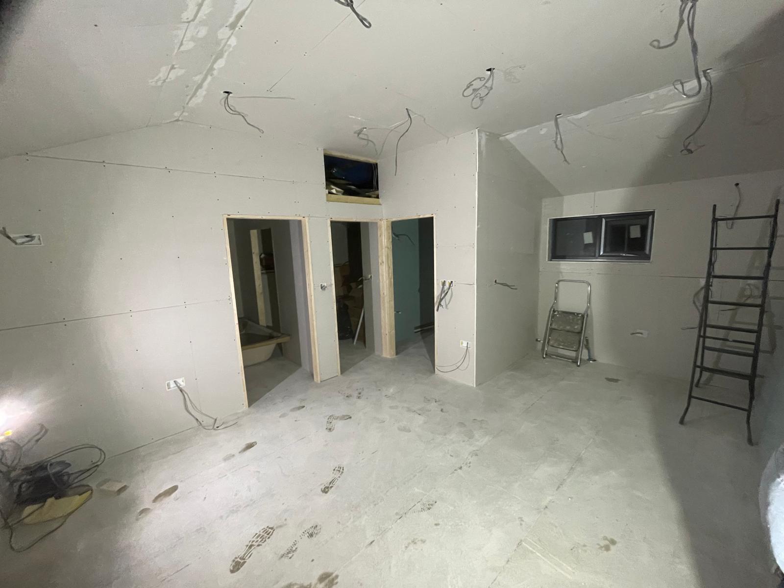 Conversion project electric cable installation