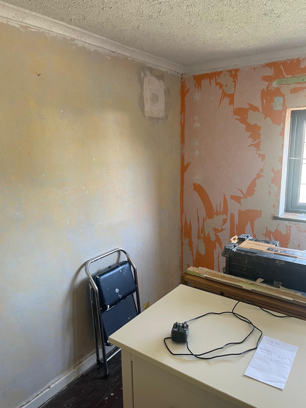 Cream painted walls