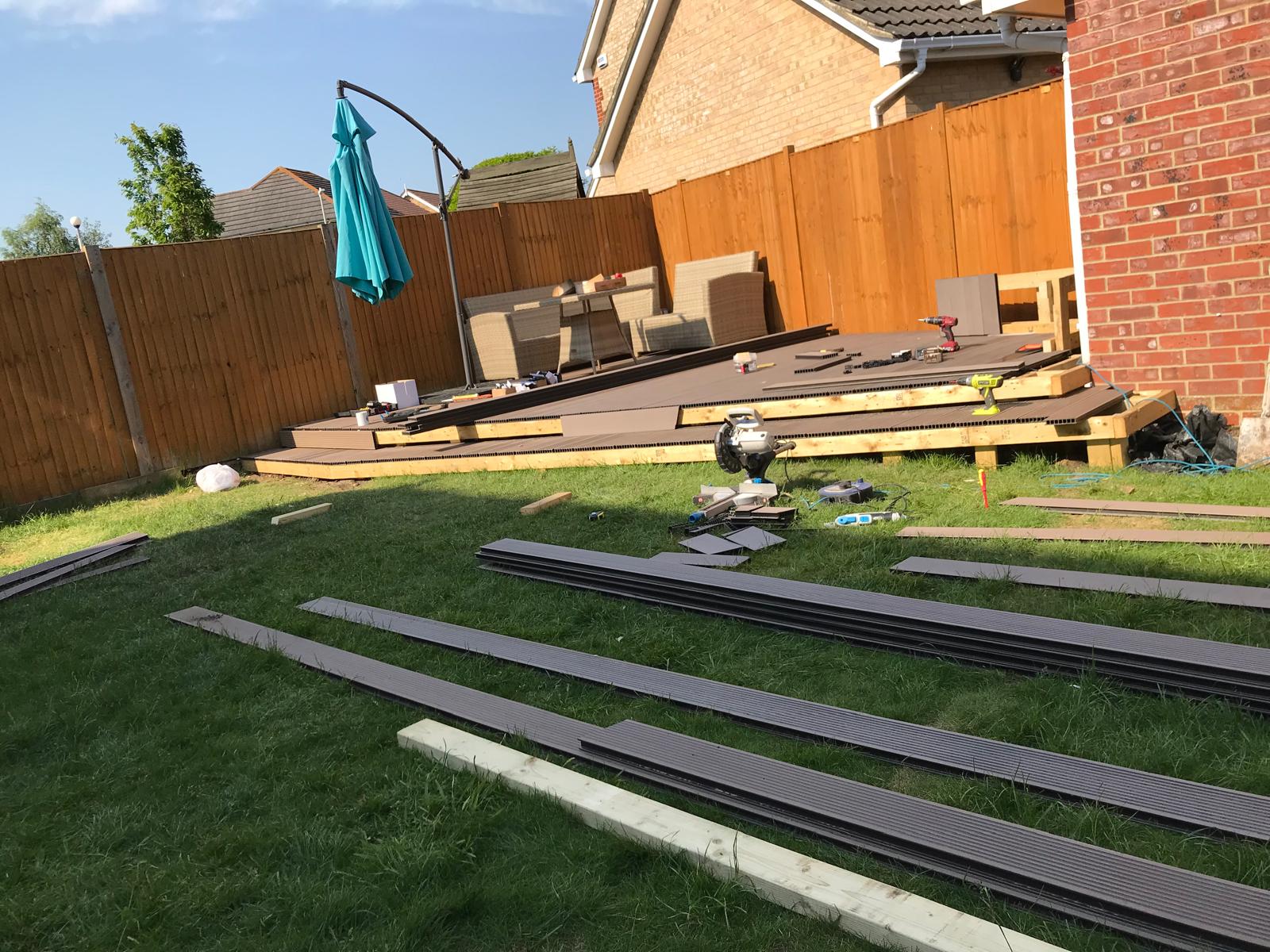 Decking installation project