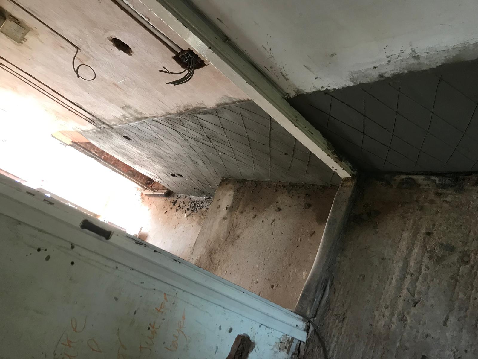 Decorating project interior wall repair