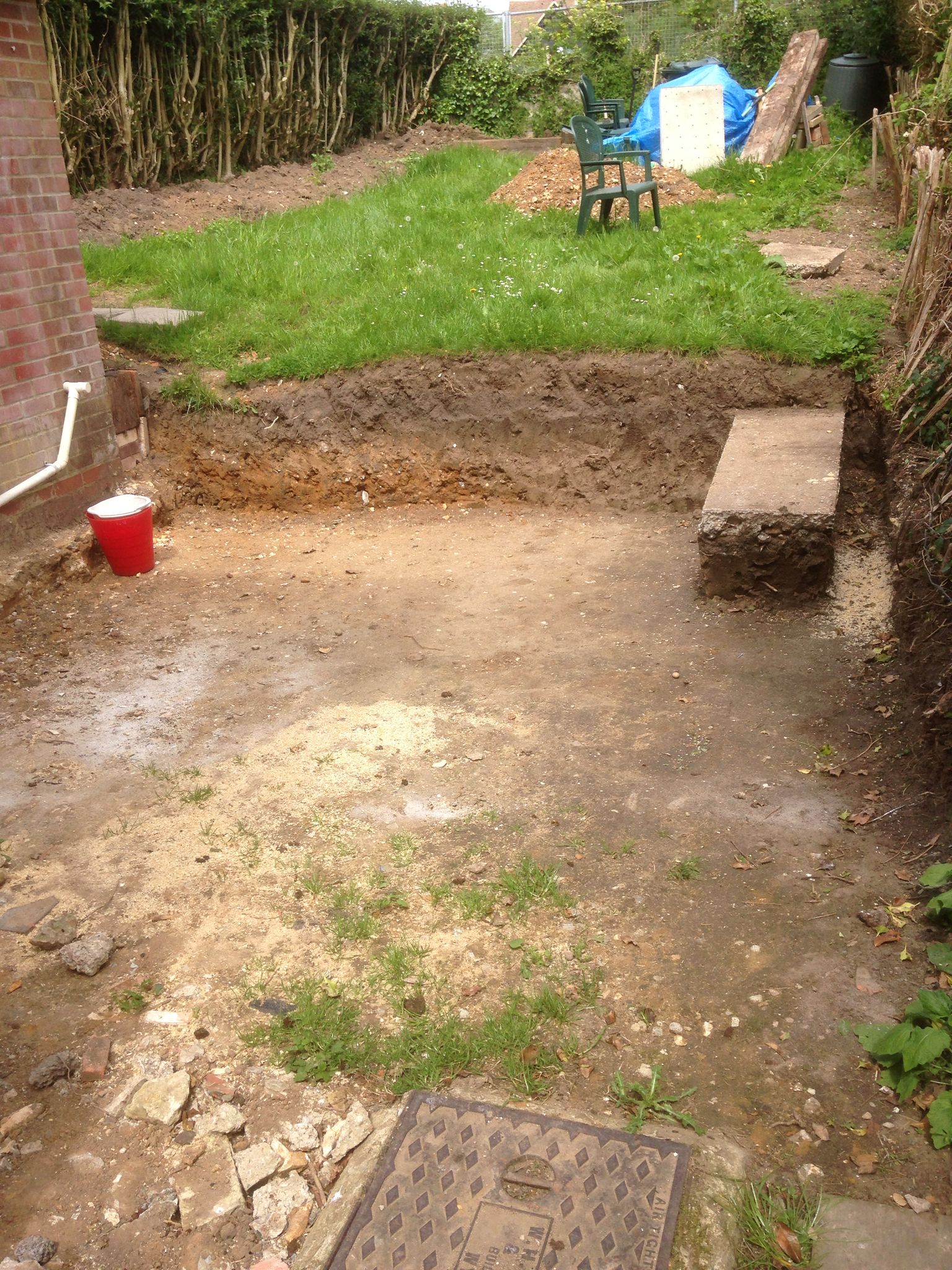 Dirt removed for local landscaping project