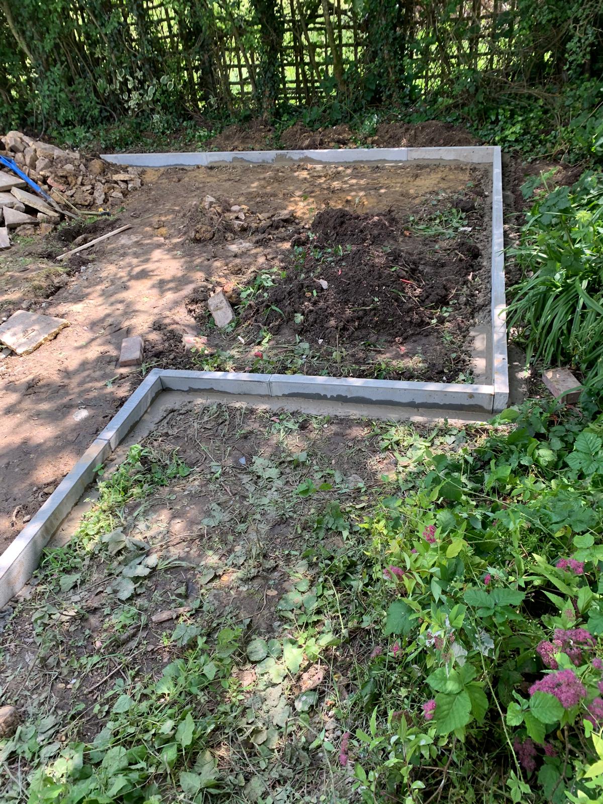 Edgings for a block paving project 