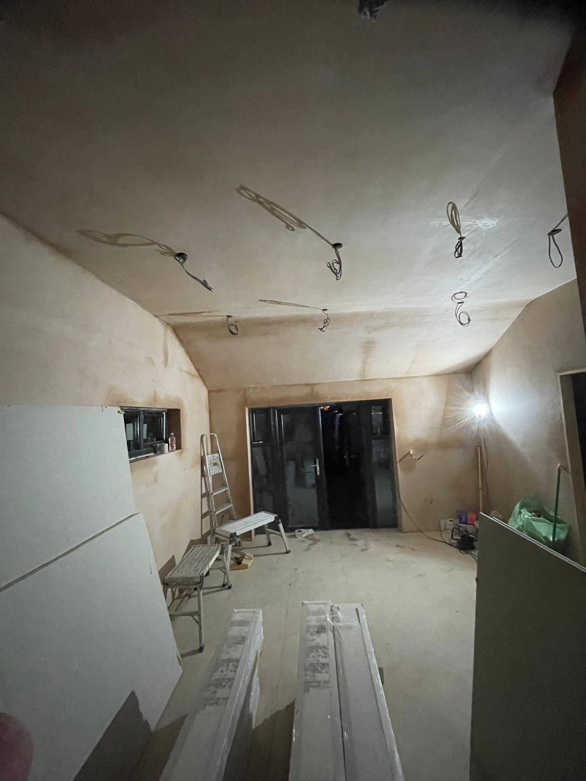 Electrics ready to be connected on a conversion project