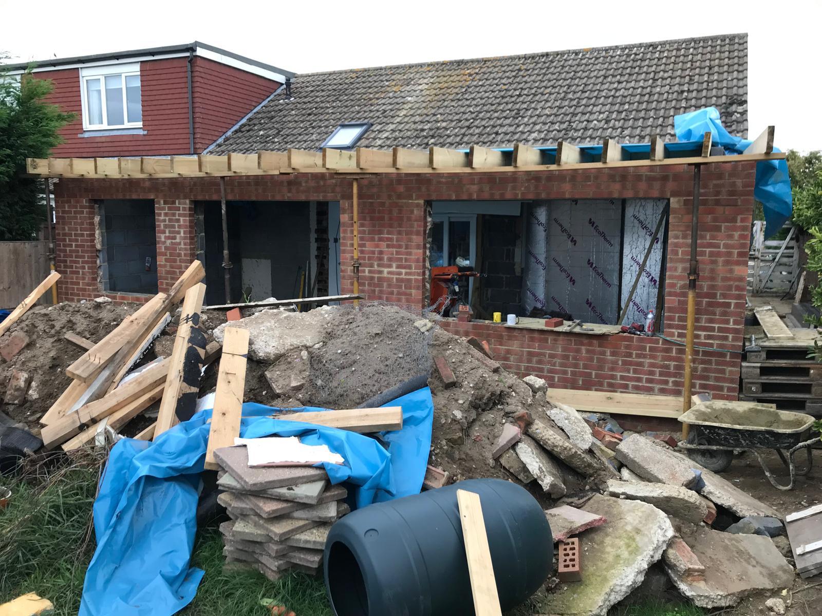 Extension project exterior view