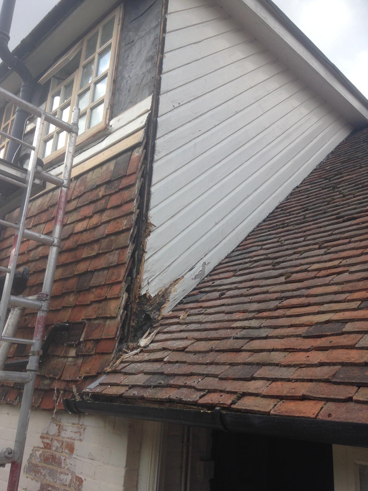 Exterior cladding installation project