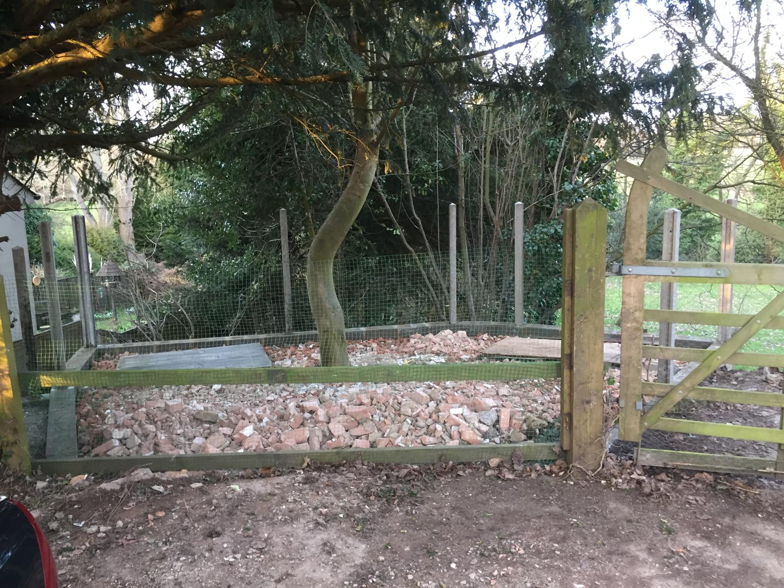 Fence installation preparation