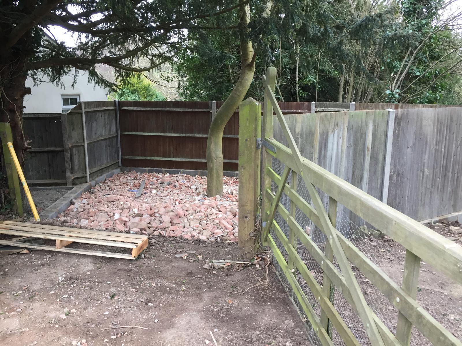 Fencing project in Kent
