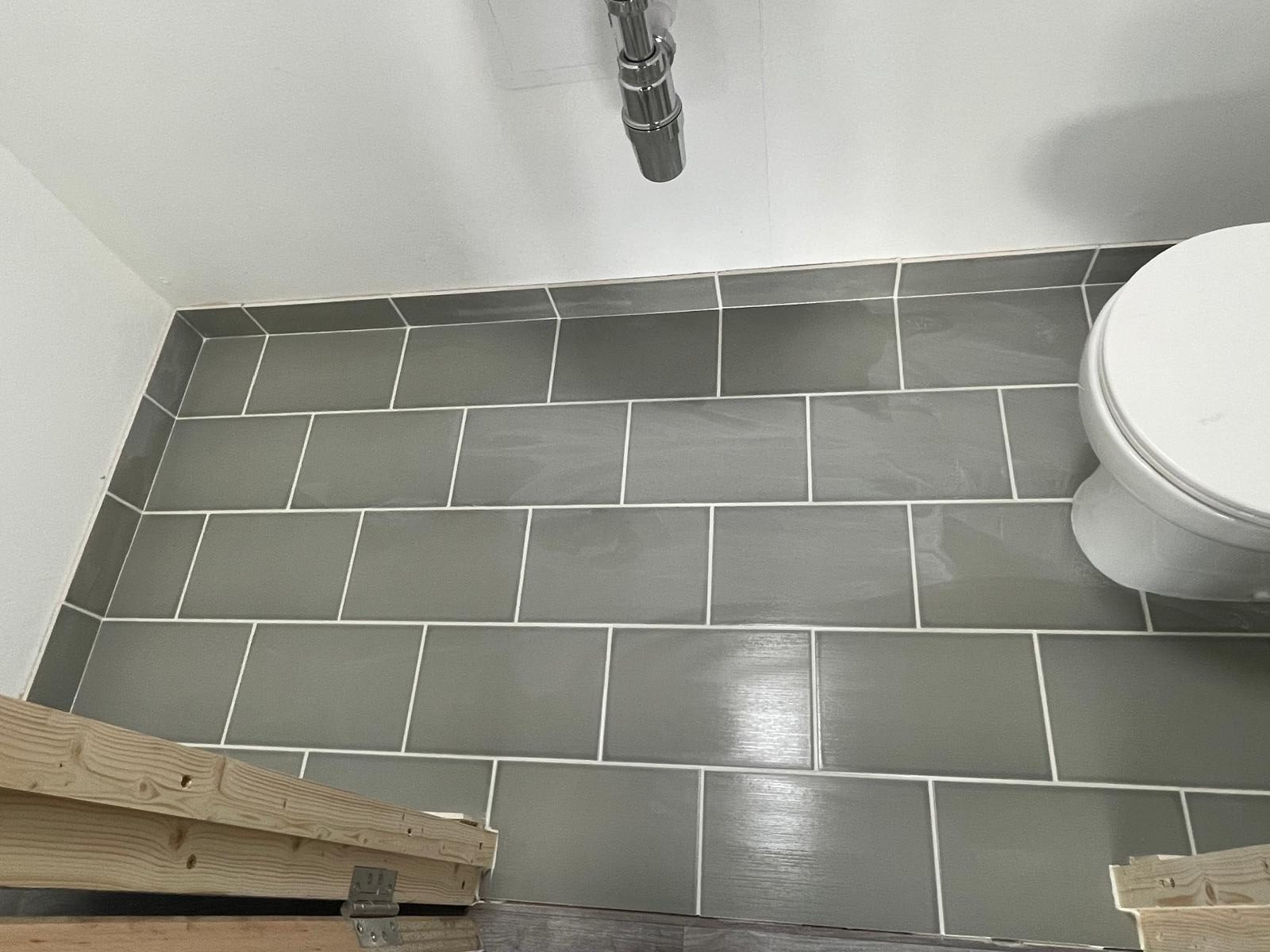 Finished toilet area for indoor swimming pool in Sellindge Kent rotated