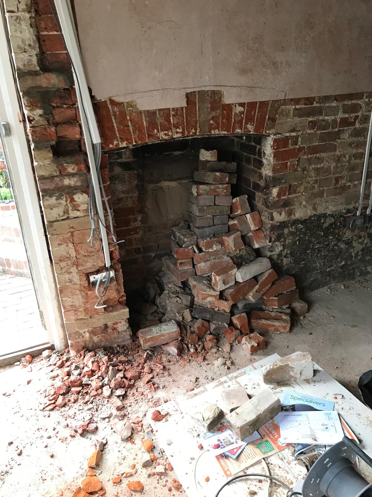 Fire place restoration project