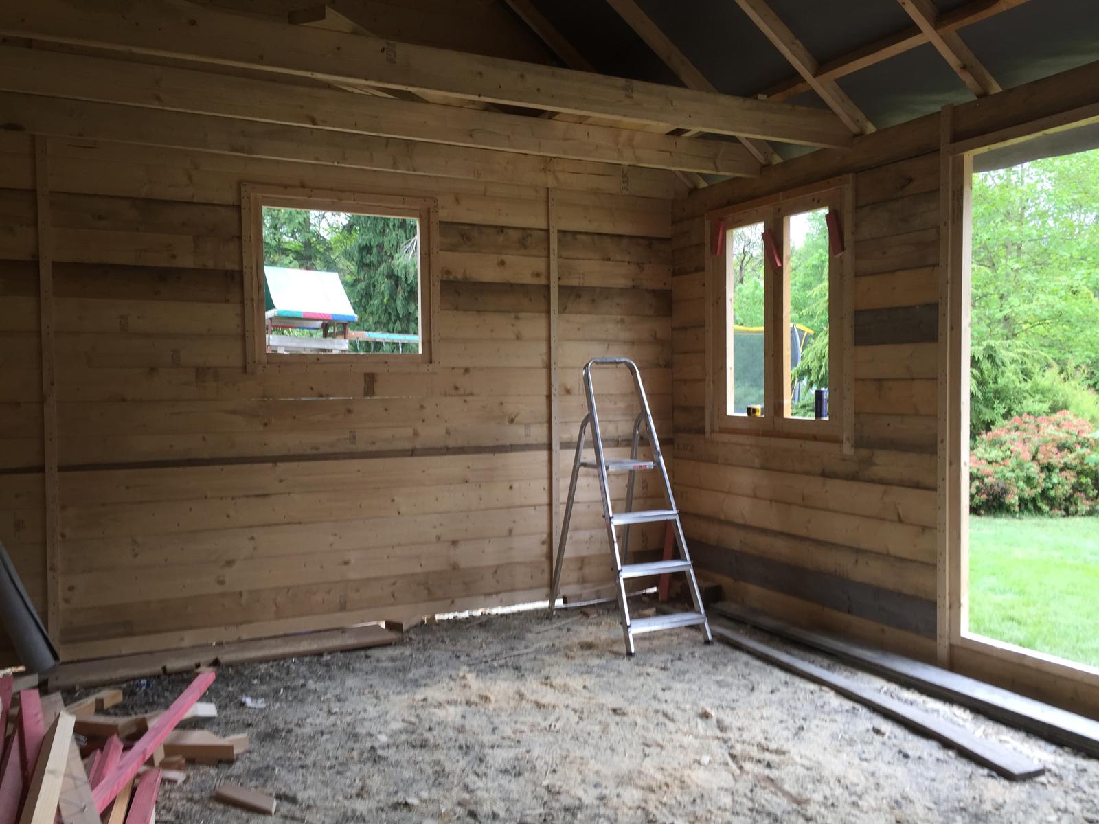 Inside the custom built summer house project