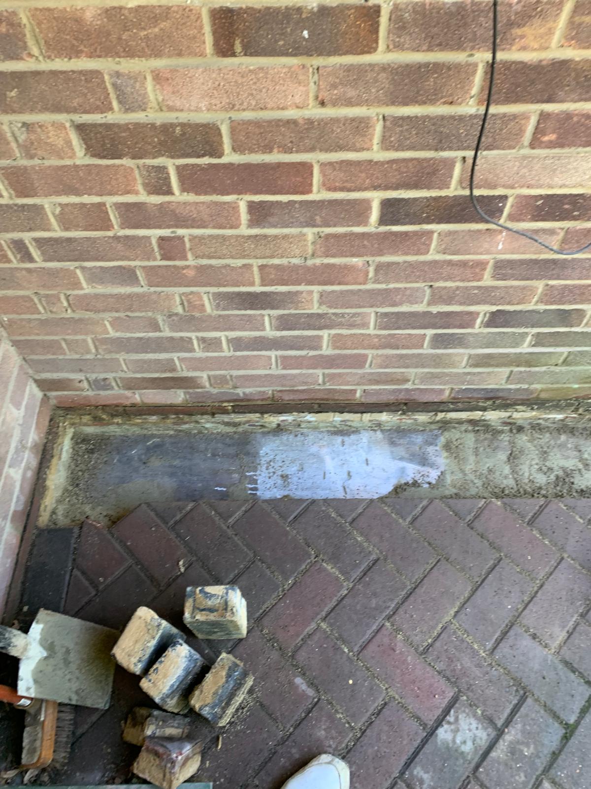 Installation of a drain