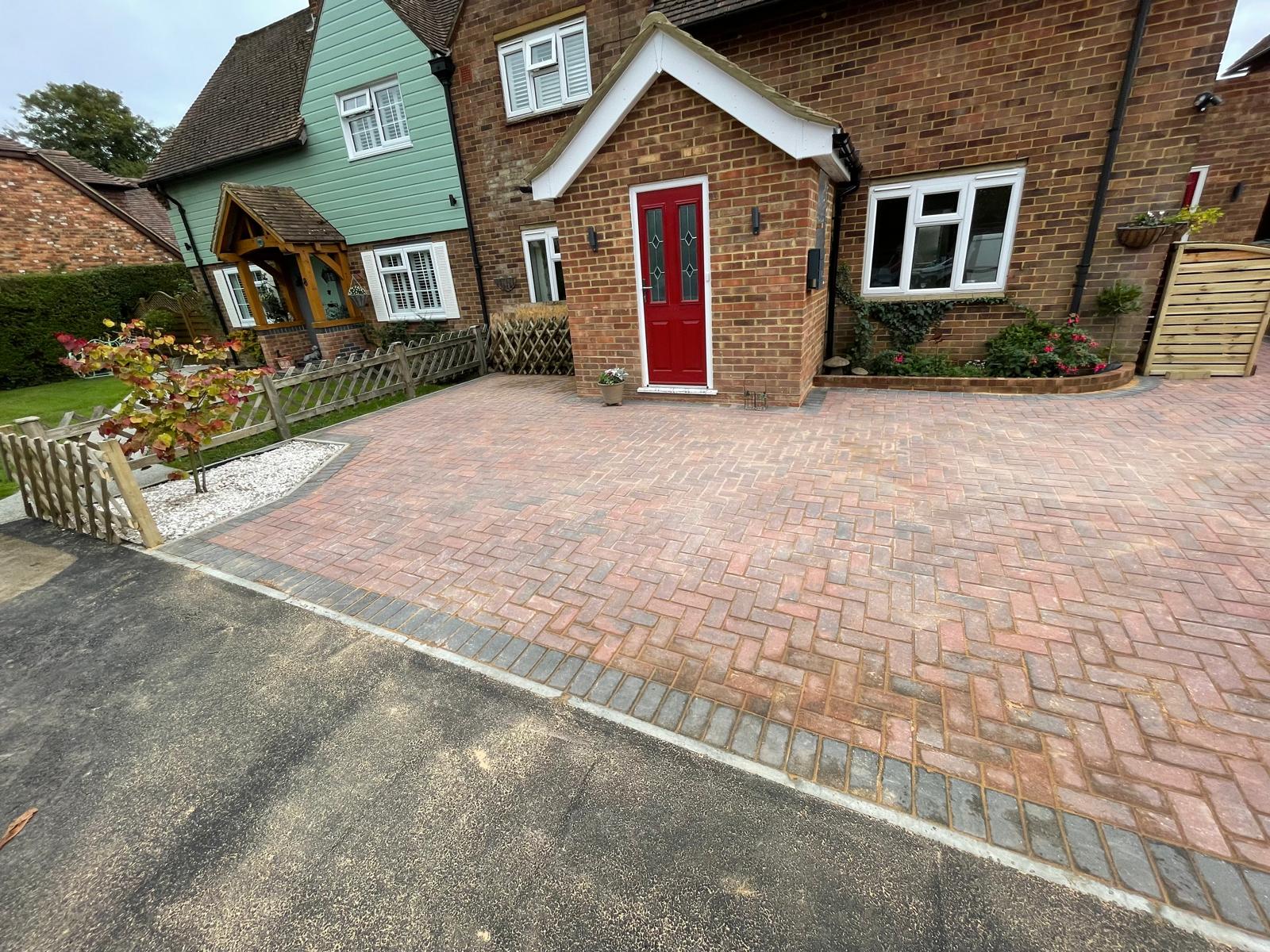 Installed driveway and porch local project