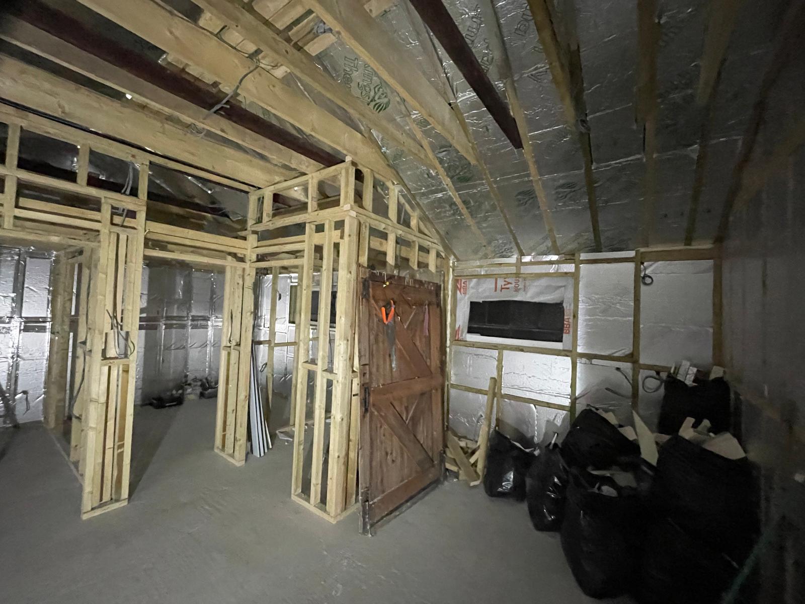 Insulation installation on a conversion project in Kent