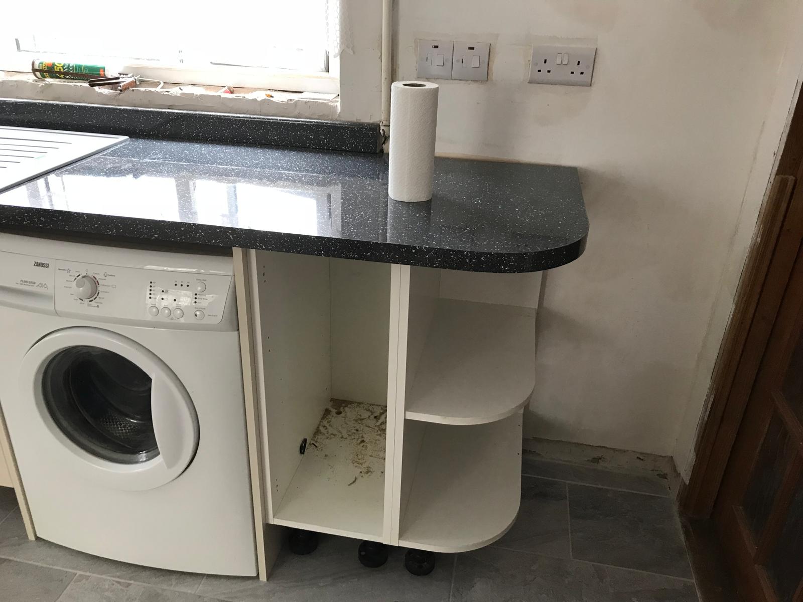 Kitchen cupboard installation