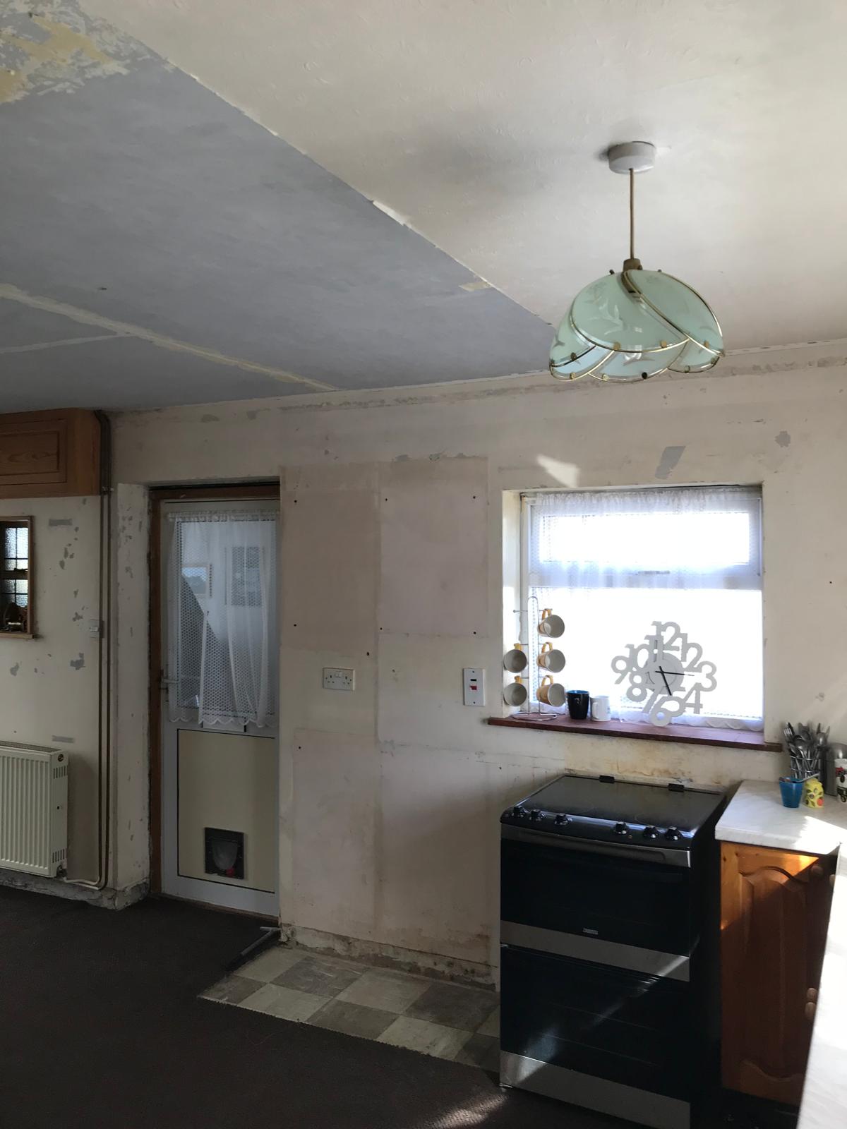 Kitchen rip out for a kitchen installation project