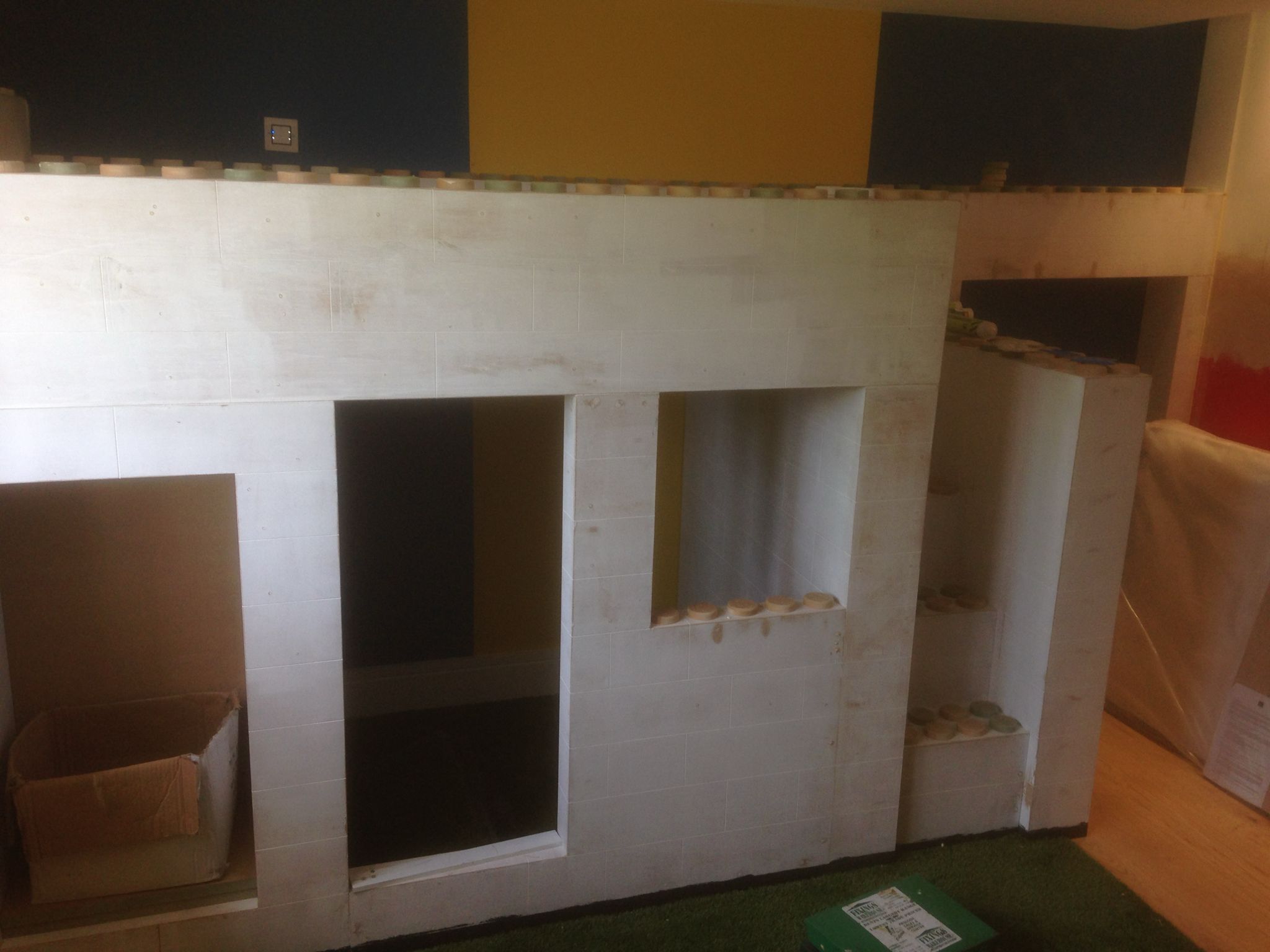Lego bed bespoke build for a local decorating project in Kent