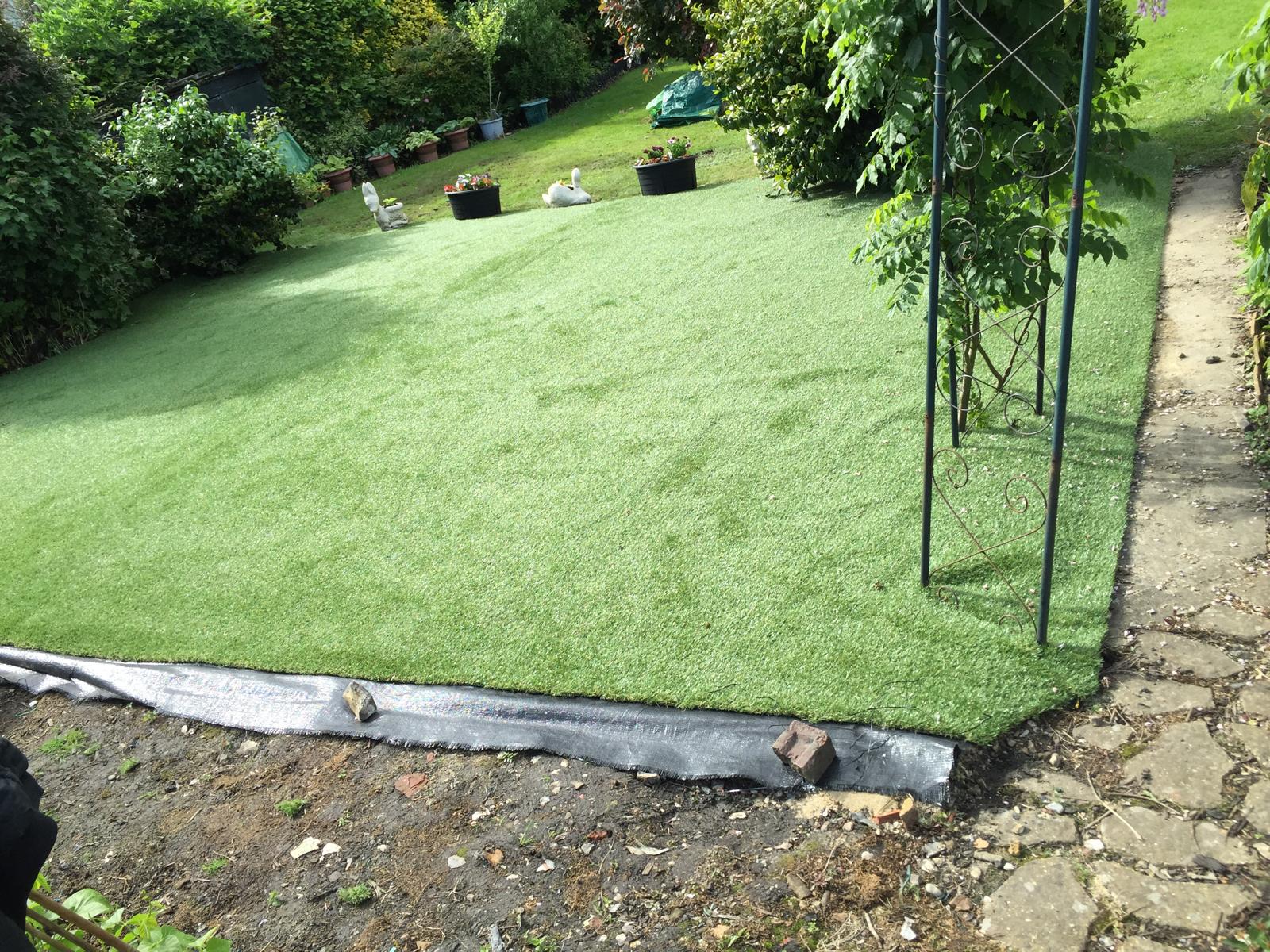 Local artificial grass project in Kent