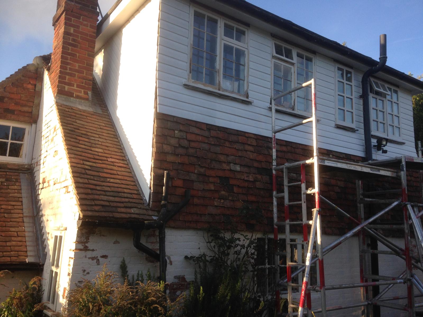 Local exterior cladding installation project in Kent
