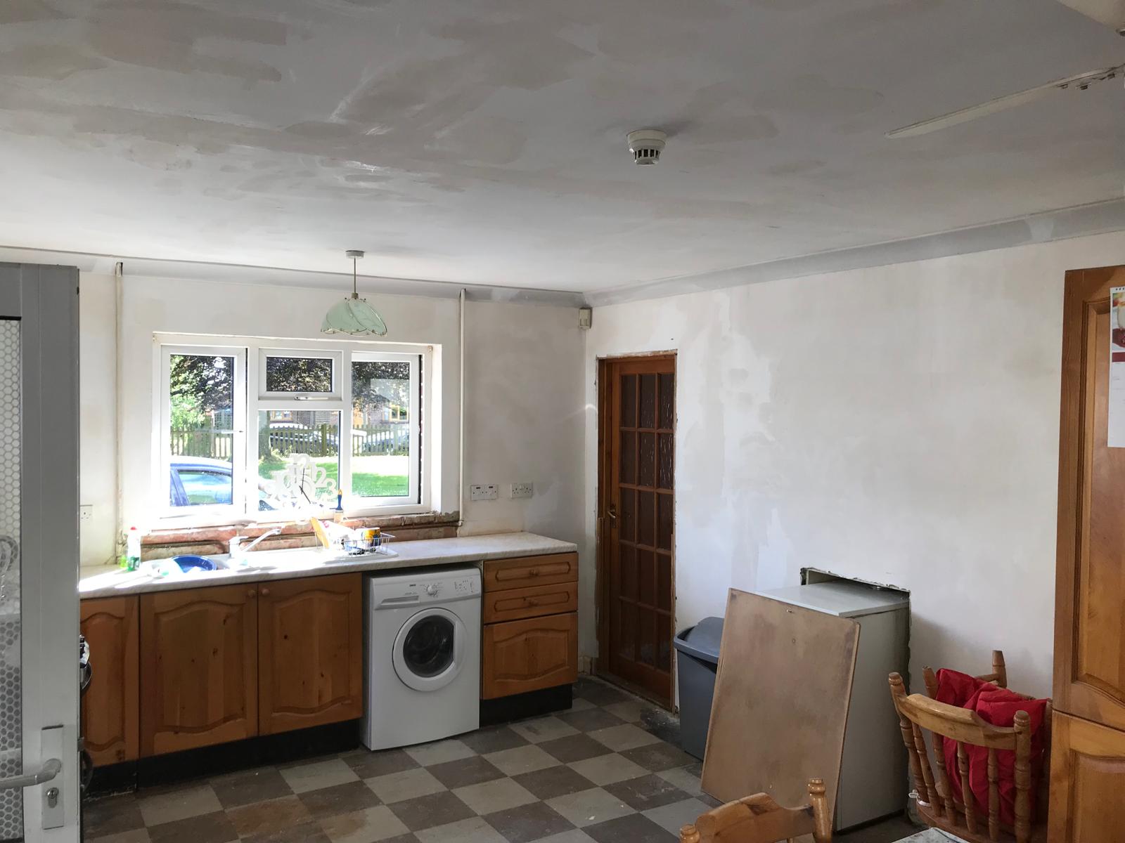 Local kitchen installation project rip out
