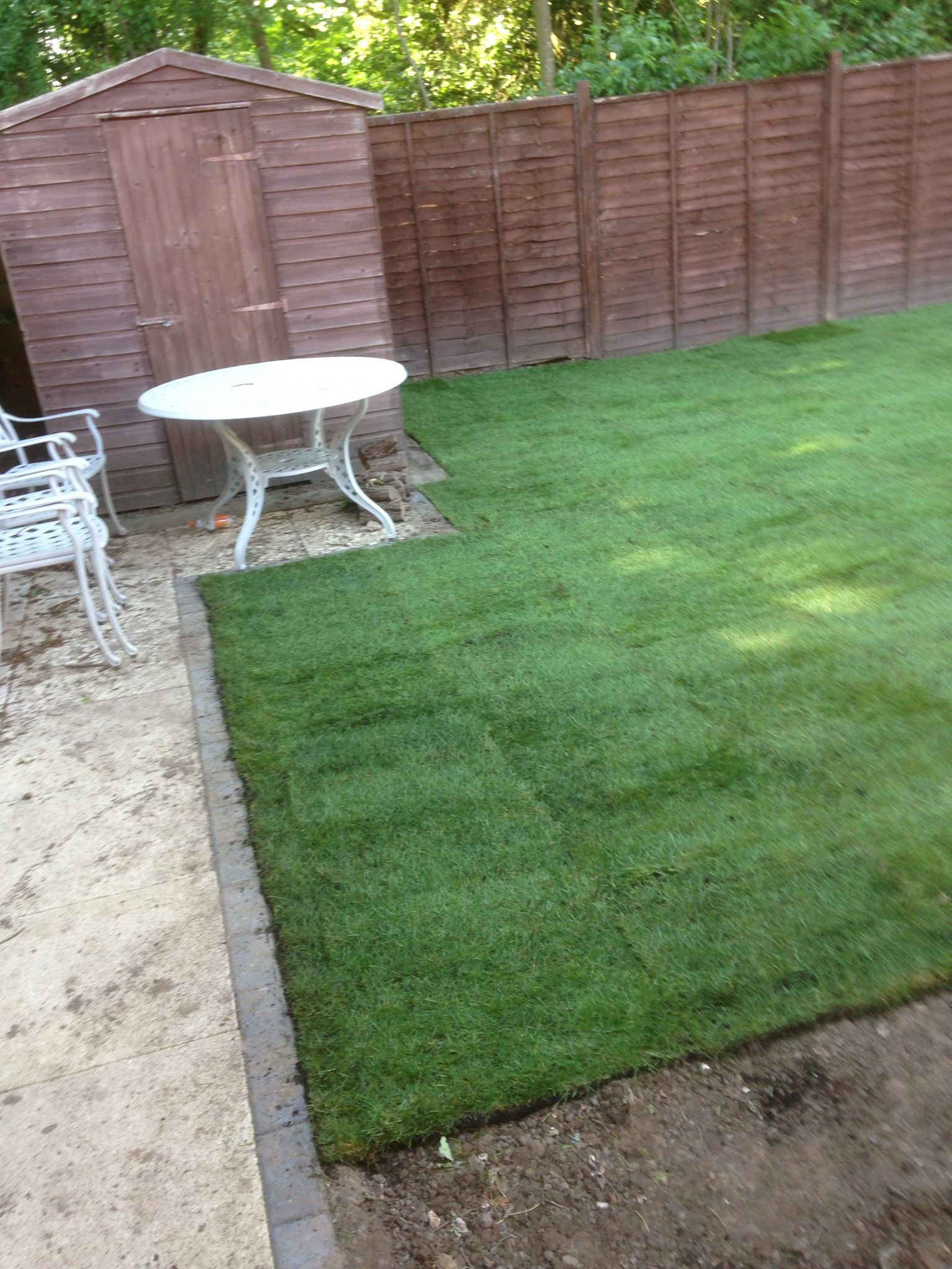 Local project turf installation