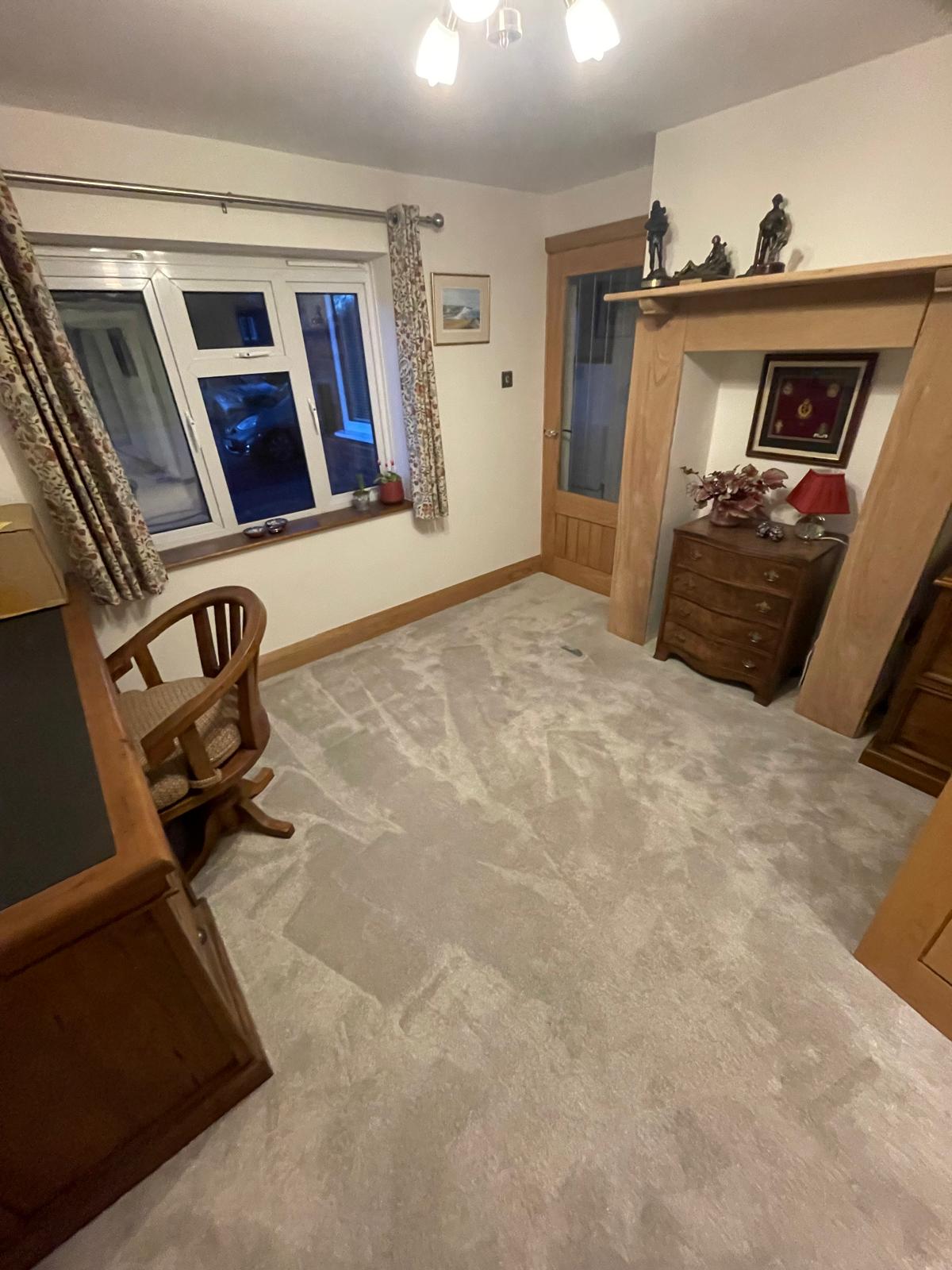 Painted white walls for a local project in Kent