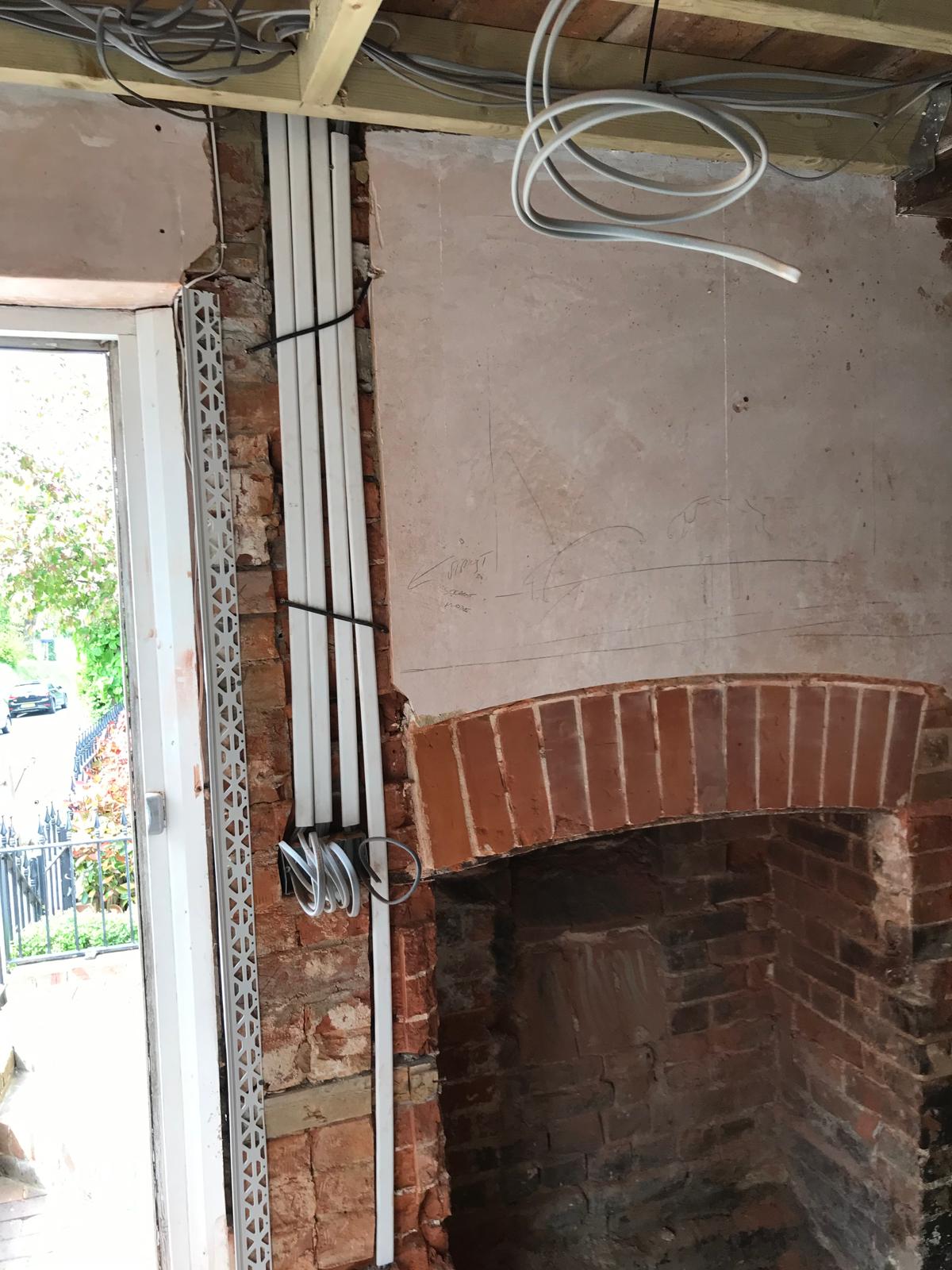 Painting and decorating wall repair