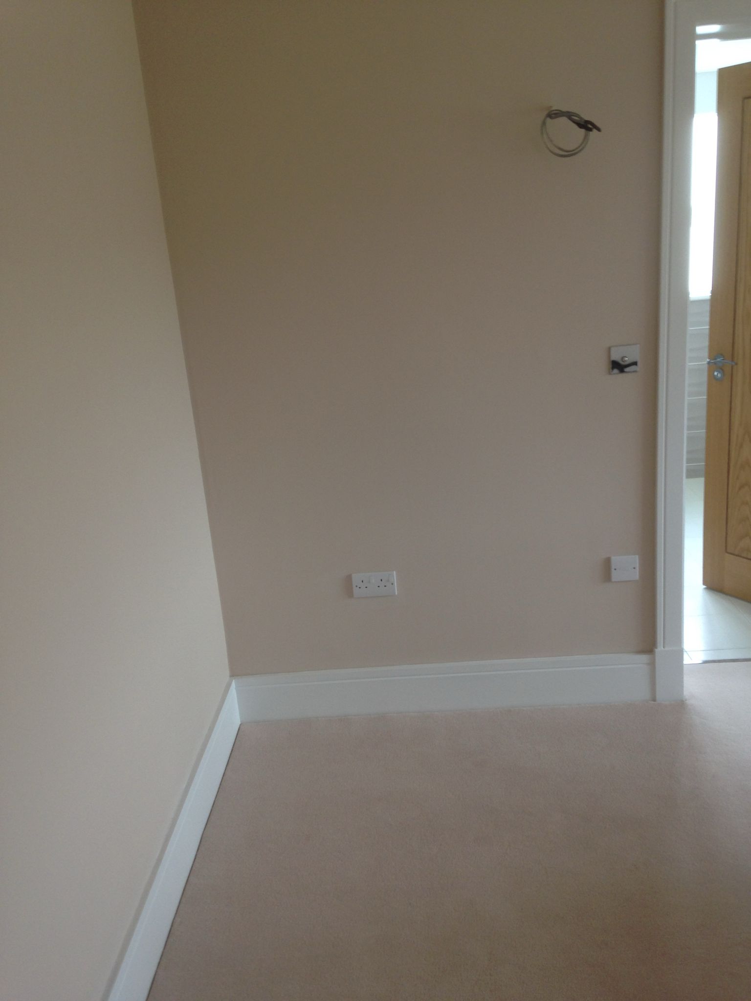 Painting project with magnolia painted walls