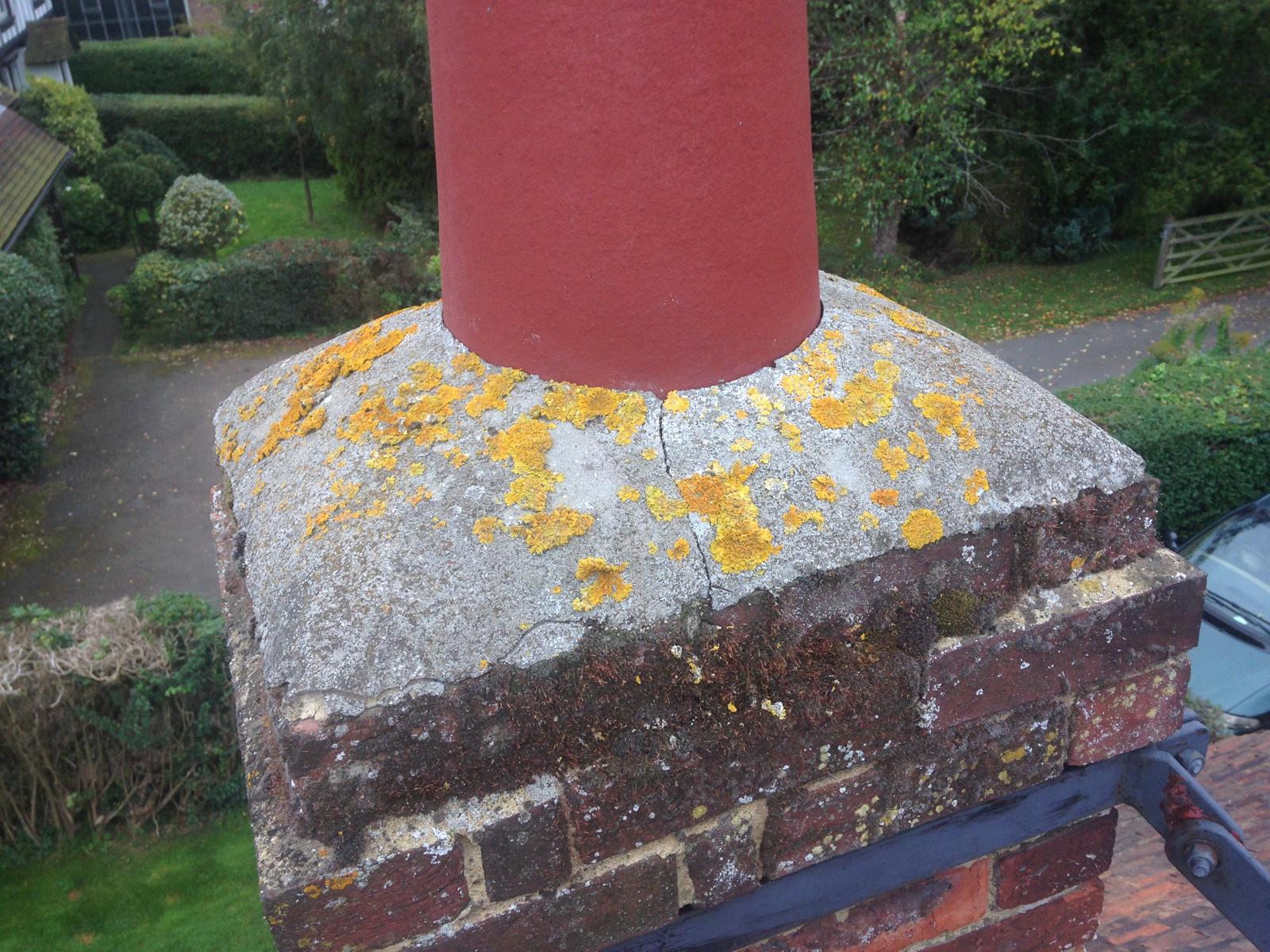 Re-pointiing chimney project before