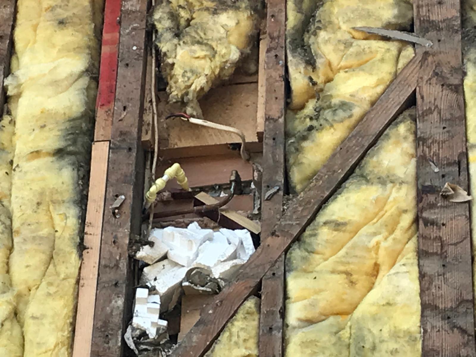 Rotten wooden beams to be taken out and treated for and exterior cladding project in Kent