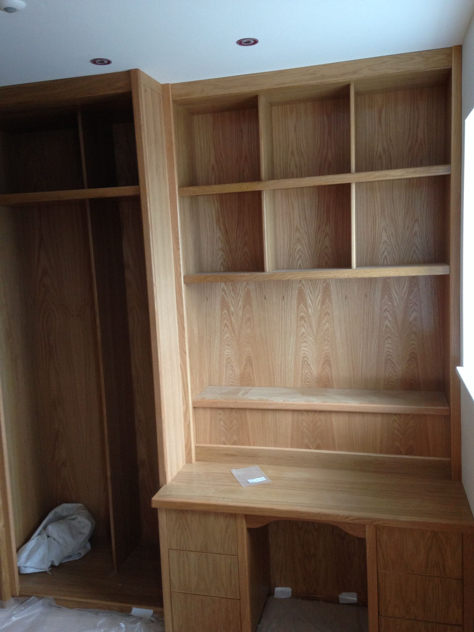 Shelving unit built for a part of a project