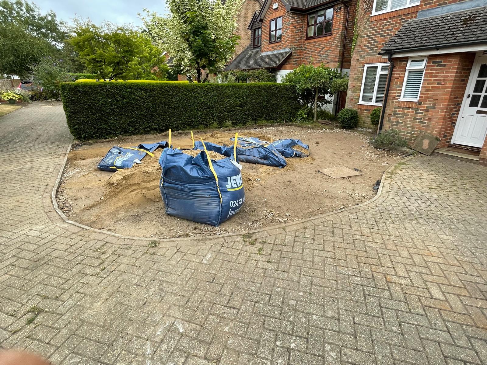 Start of driveway project